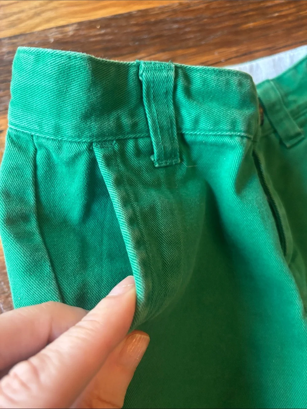 Janie and Jack 18-24 months Green Cotton Chino Pants